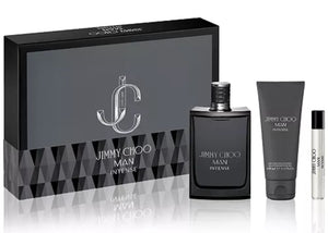 JIMMY CHOO INTENSE 3 Pc Set (M) EDT SP 3.3, SG 3.4, SP 0.25 OZ