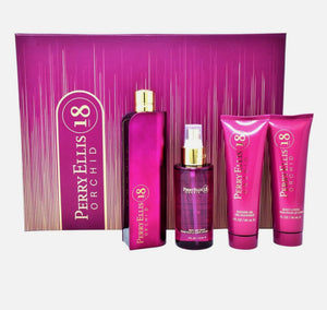 •	Perry Ellis 18 Orchid 4 Pc Set (W
