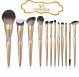 GOLD BRUSH SET 12 PIECE