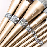 GOLD BRUSH SET 12 PIECE